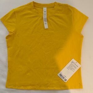 Lululemon Organic Cotton Baby Tee NWT Size Large